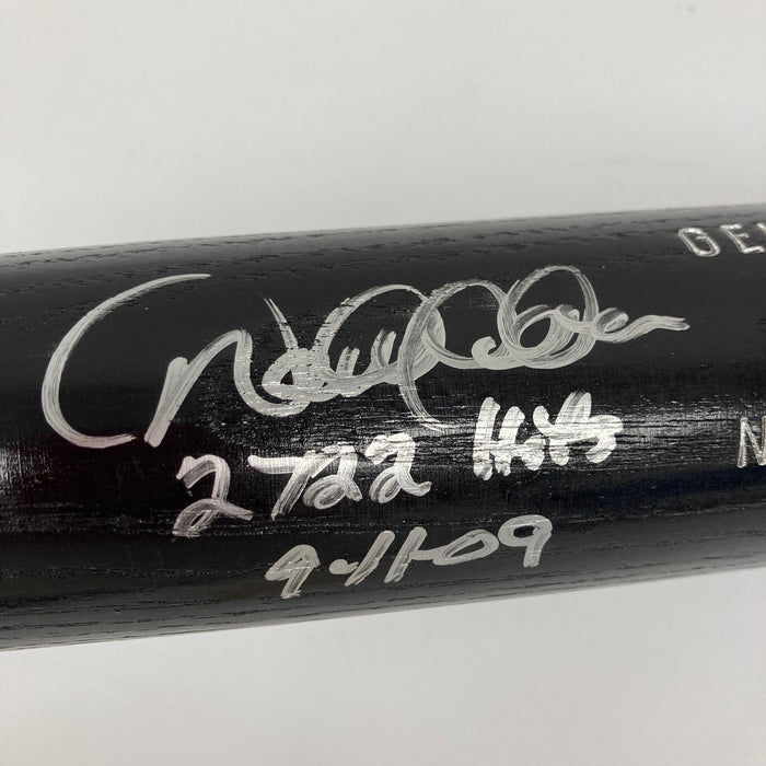 Derek Jeter Hit #2,722 Yankees All Time Leader Signed Game Model Bat Steiner COA