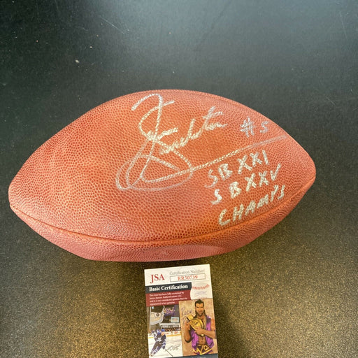 Sean Landeta Superbowl Champs Signed Official Wilson NFL Football JSA COA