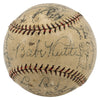 Babe Ruth & Lou Gehrig 1933 New York Yankees Team Signed Baseball JSA COA