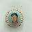 Rare Mickey Mantle Signed Art Mini American League Baseball JSA COA