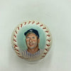 Rare Mickey Mantle Signed Art Mini American League Baseball JSA COA