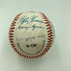 Willie Mays 1951 Giants Team Signed Baseball "The Giants Win The Pennant" PSA
