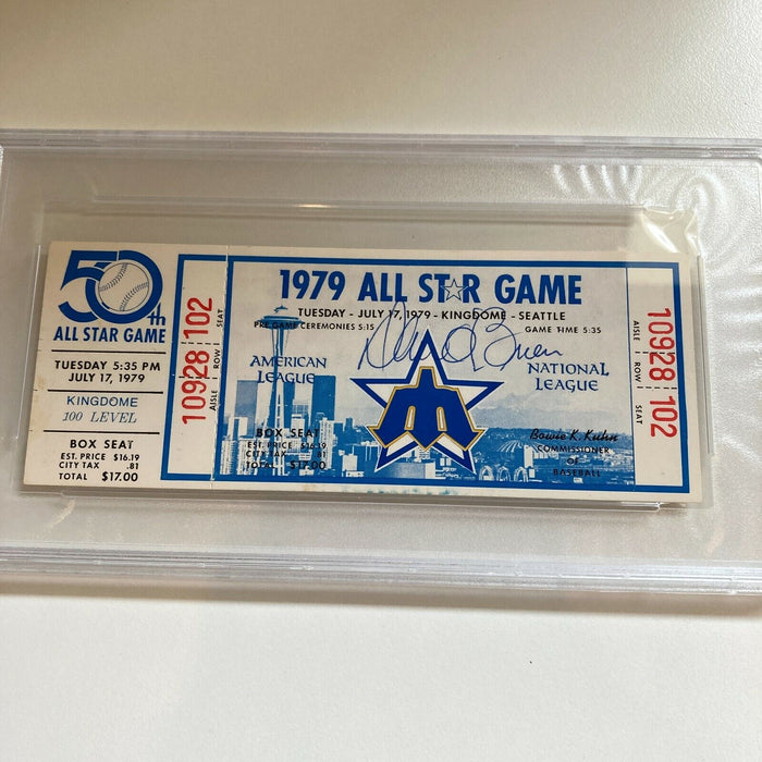 Dan O'brien Signed Autographed 1979 All Star Game Ticket PSA DNA