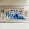 Dan O'brien Signed Autographed 1979 All Star Game Ticket PSA DNA