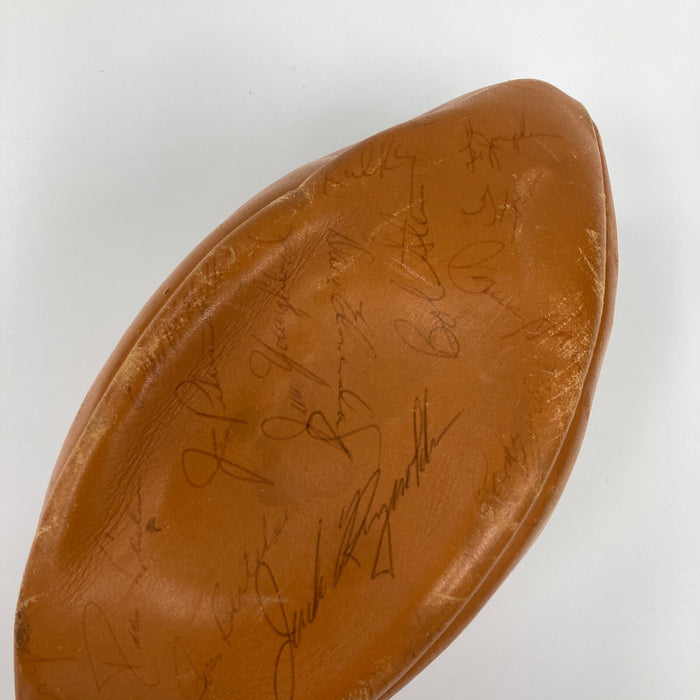 1974 Los Angeles Rams Team Signed Football 45 Sigs PSA DNA COA