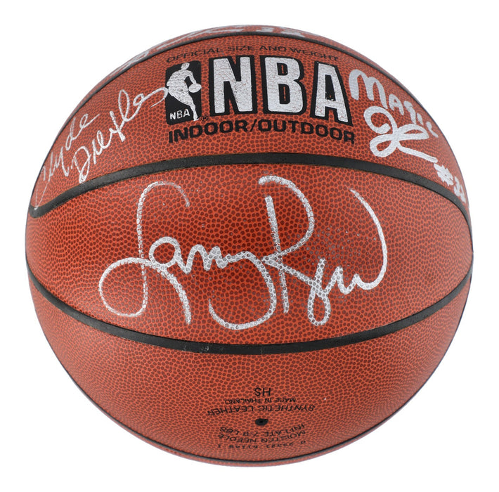 1992 Dream Team Olympics Team USA Signed Basketball 9 Sigs Beckett COA