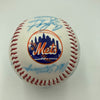 Vintage 1986 New York Mets World Series Champs Team Signed Baseball JSA COA