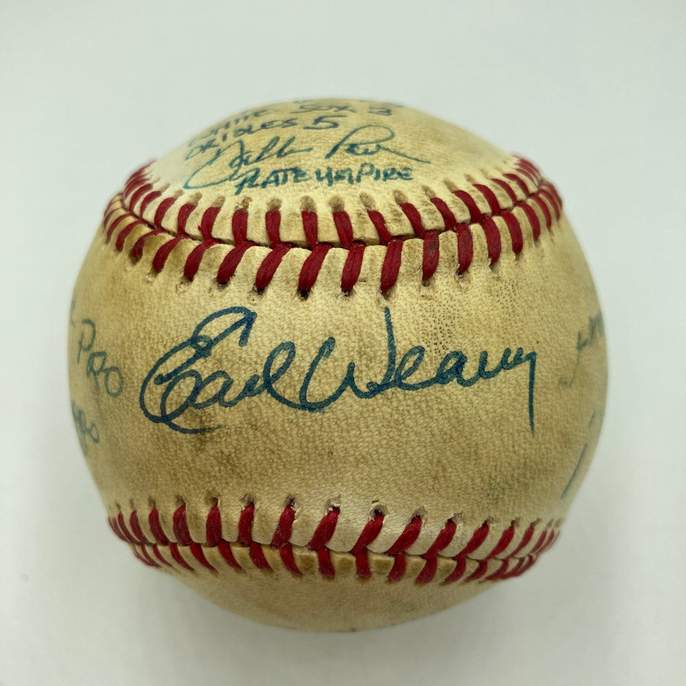 1979 Baltimore Orioles Opening Day Multi Signed Game Used Baseball JSA COA