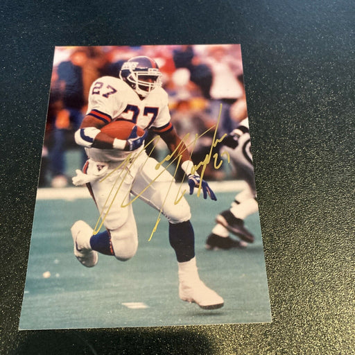 Rodney Hampton Signed Autographed Photos NFL
