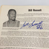 1962-1963 Boston Celtics NBA Champs Team Signed Yearbook Bill Russell JSA COA