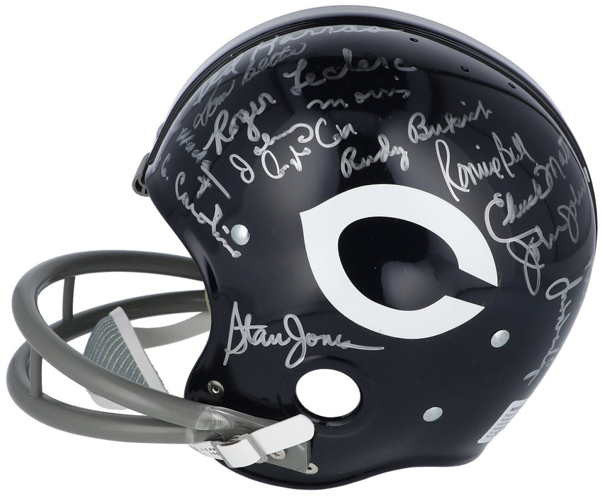 1963 Chicago Bears Super Bowl Champs Team Signed Full Size Helmet With JSA COA