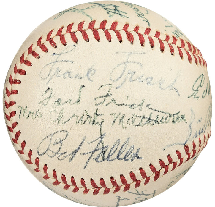 Historic Jackie Robinson 1962 HOF Induction Signed Baseball W/ Branch Rickey PSA