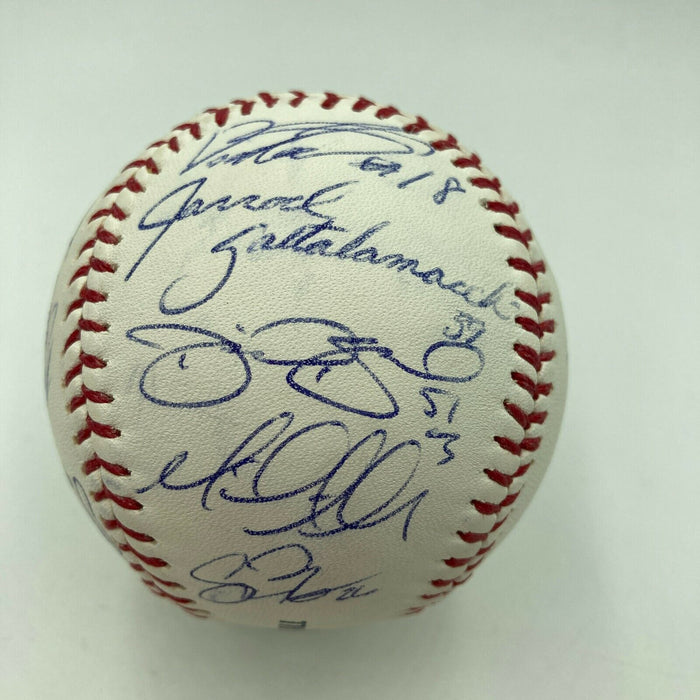 2012 Boston Red Sox Team Signed Baseball Manny Ramirez Dustin Pedroia PSA DNA