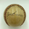 Jim Turner Single Signed 1937 Game Used Baseball New York Yankees JSA COA RARE