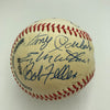 1970's HOF Multi Signed Baseball Red Ruffing Ernie Banks Earl Averill JSA