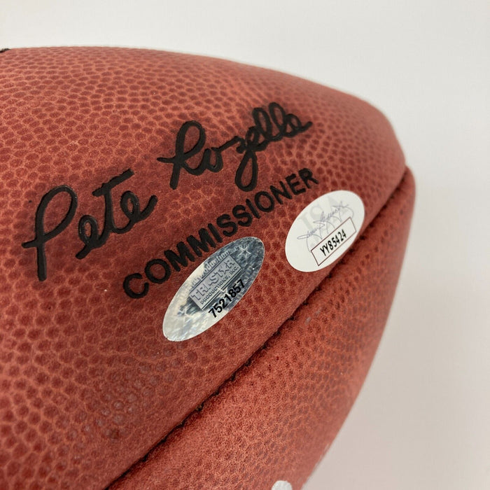Bart Starr "Super Bowl 1 MVP " Signed Inscribed Wilson NFL Game Football JSA COA