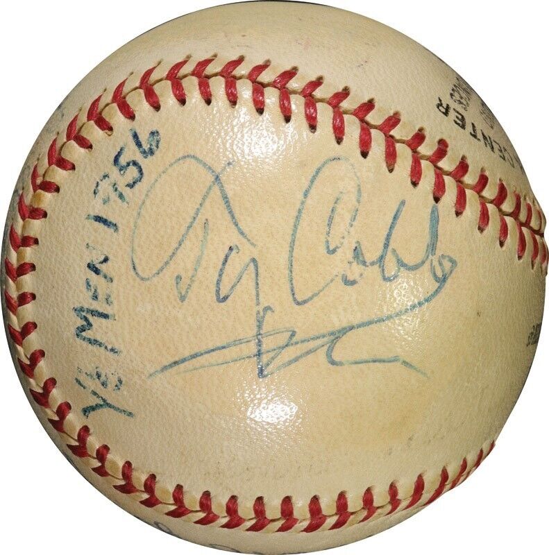 Stunning Ty Cobb Signed Autographed Baseball PSA DNA COA