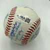 Derek Jeter Mariano Rivera Pre Rookie 1995 Columbus Clippers Signed Baseball JSA
