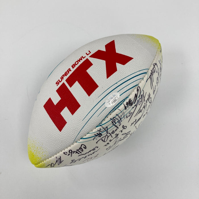 Tom Brady 2016 New England Patriots Super Bowl Champs Team Signed Football JSA