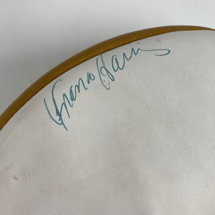 Johnny Unitas & Franco Harris Signed Vintage Spalding Football JSA COA