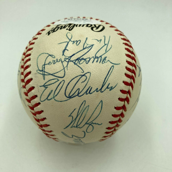 1969 New York Mets WS Champs Team Signed Baseball Tom Seaver Nolan Ryan JSA COA