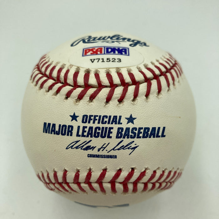 Tino Martinez "1996, 1998, 1999, 2000" World Series Signed Baseball PSA DNA COA