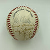 1977 Hall Of Fame Induction Signed Baseball Hank Aaron Ernie Banks Musial JSA