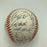 1961 New York Yankees World Series Champs Team Signed Baseball Mickey Mantle JSA