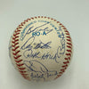 1961 New York Yankees World Series Champs Team Signed Baseball Mickey Mantle JSA