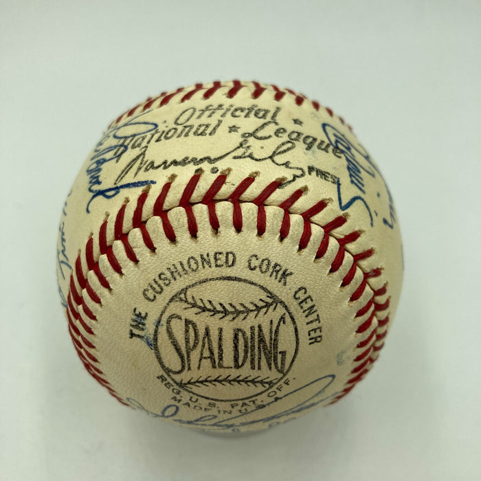 Beautiful 1967 St. Louis Cardinals World Series Champs Team Signed Baseball PSA