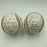 Lot Of (2) 1980's St. Louis Cardinals Baseball Facsimile Team Signed Baseballs