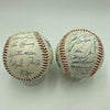 Lot Of (2) 1980's St. Louis Cardinals Baseball Facsimile Team Signed Baseballs