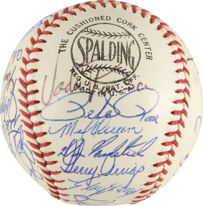 The Finest 1968 Cincinnati Reds Team Signed Baseball Johnny Bench Rookie PSA