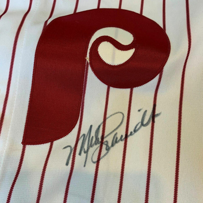 Mike Schmidt Signed 1989 Game Model Philadelphia Phillies Jersey With JSA COA