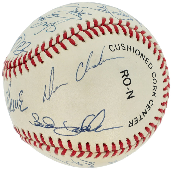 1969 New York Mets WS Champs Team Signed Baseball Tom Seaver Nolan Ryan Beckett