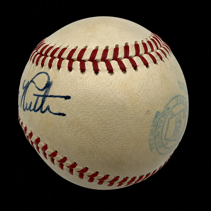The Finest Babe Ruth Single Signed Baseball In Existence Beckett Graded 9 & PSA