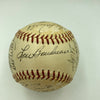 Nice 1953 Boston Red Sox Team Signed American League Harridge Baseball JSA COA