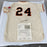 Beautiful Willie Mays Signed Mitchell & Ness New York Giants Jersey JSA COA