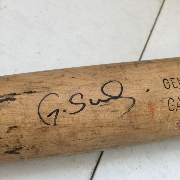 Gary Sanchez Signed Game Used Pre Rookie NY Yankees Baseball Bat PSA DNA GU 9.5!