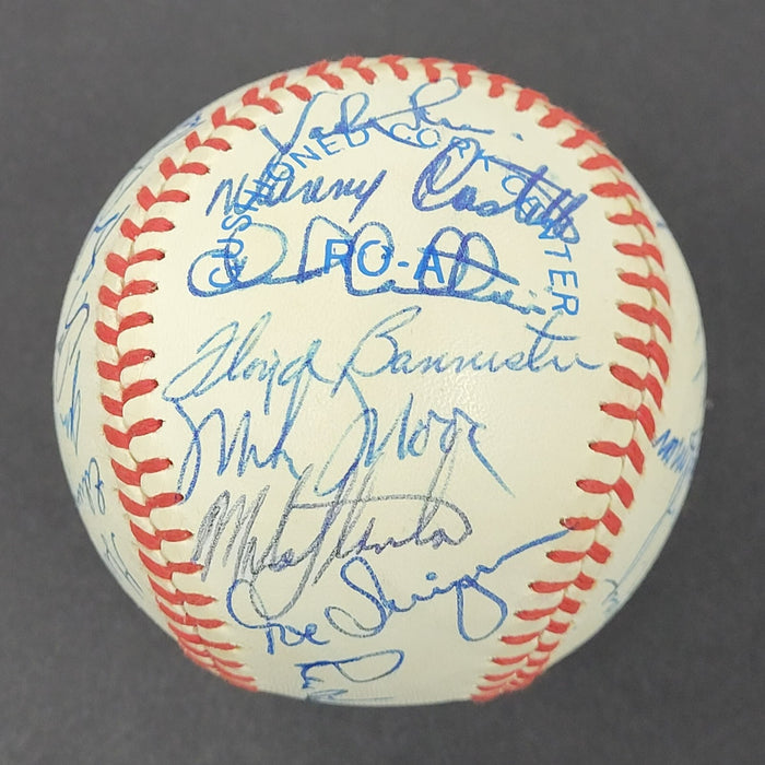 1982 Seattle Mariners Team Signed Official American League Baseball Beckett COA