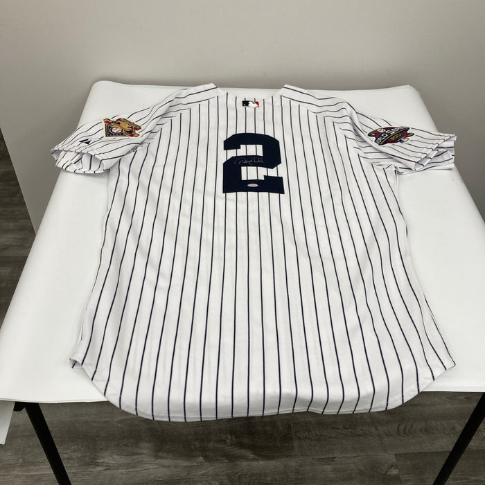 Derek Jeter Signed 2001 New York Yankees Majestic Game Jersey Steiner & JSA COA