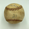 Mickey Lolich Signed Career Win No. 162 Final Out Game Used Baseball Beckett COA