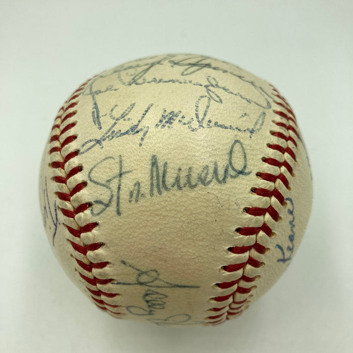 1961 St. Louis Cardinals Team Signed National League Baseball Musial Beckett COA