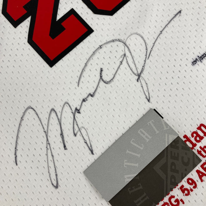 Michael Jordan Signed 1984-85 Rookie Chicago Bulls Jersey UDA Upper Deck COA