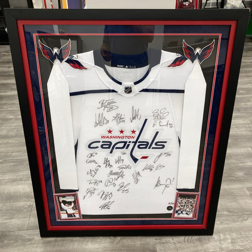 2017-2018 Washington Capitals Stanley Cup Champs Team Signed Jersey Fanatics COA