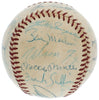 1956 All Star Game Team Signed Baseball Mickey Mantle Beckett COA