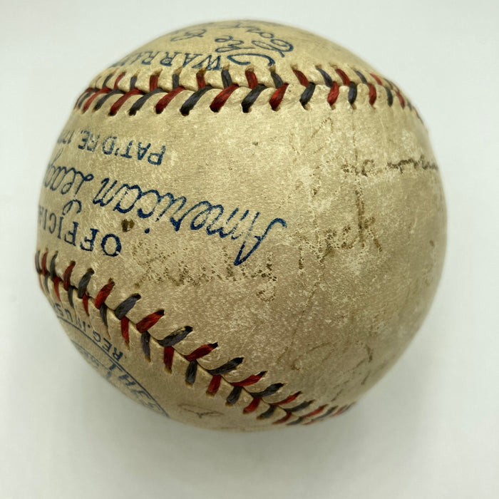 Babe Ruth & Chicago Cubs 1932 World Series Called Shot Signed Baseball PSA DNA