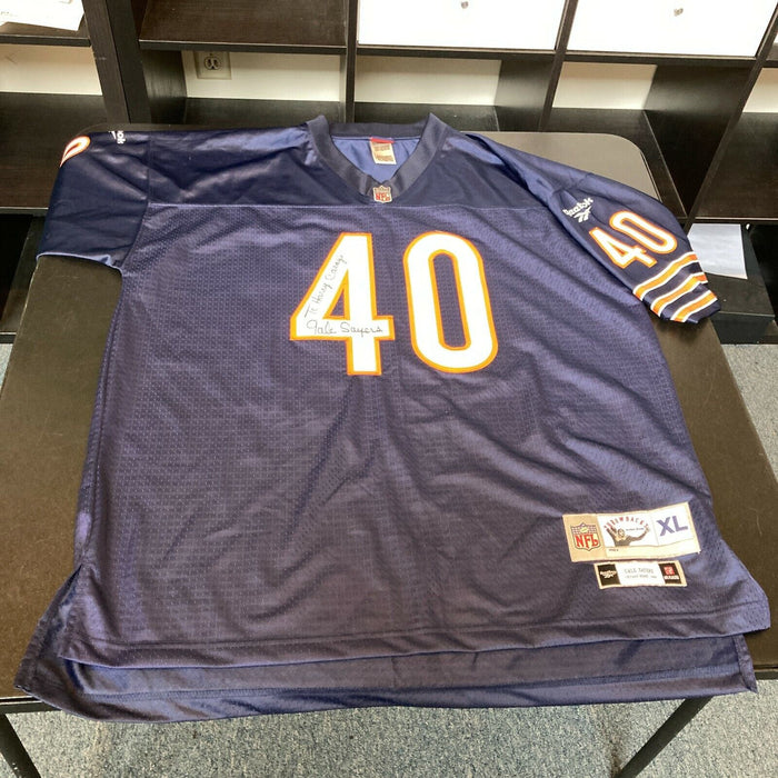 Gale Sayers Signed Chicago Bears Jersey "To Harry Caray Restaurant" JSA COA