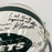 1969 New York Jets Super Bowl Champs Team Signed Authentic Game Helmet Steiner