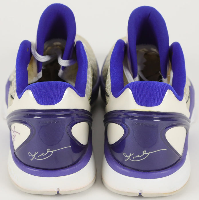 Kobe Bryant Signed Nike Zoom Kobe 6 Concord Sneakers - Both Signed! JSA COA